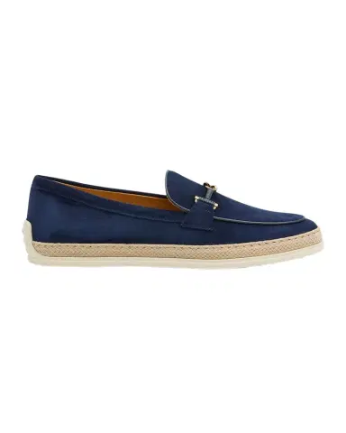 Tod 's Suede T-Ring Espadrille Loafers | Thumbnail 1