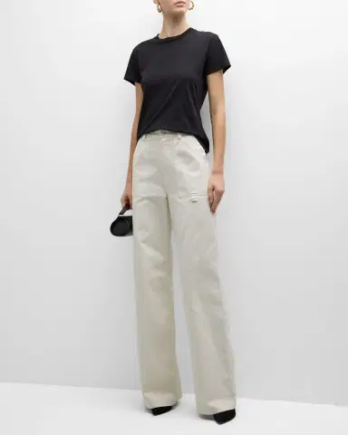 Nili Lotan Mariela Crewneck T-Shirt | Thumbnail 2