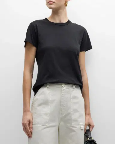 Nili Lotan Mariela Crewneck T-Shirt | Thumbnail 4
