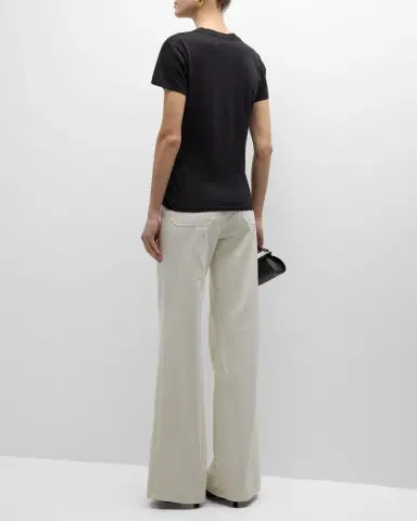 Nili Lotan Mariela Crewneck T-Shirt | Thumbnail 6