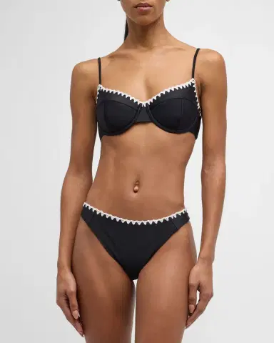 Ramy Brook Emmeline Crochet-Trim Bikini Top | Thumbnail 2 Ramy Brook Emmeline Crochet-Trim Bikini Top | Thumbnail 2