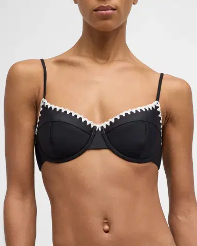 Ramy Brook Emmeline Crochet-Trim Bikini Top | Thumbnail 3 Ramy Brook Emmeline Crochet-Trim Bikini Top | Thumbnail 3