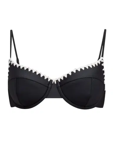 Ramy Brook Emmeline Crochet-Trim Bikini Top | Thumbnail 1 Ramy Brook Emmeline Crochet-Trim Bikini Top | Thumbnail 1
