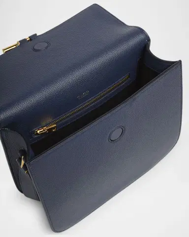 Tom Ford Tara Medium Crossbody in Grained Leather with Leather Strap | Thumbnail 3