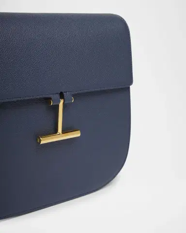 Tom Ford Tara Medium Crossbody in Grained Leather with Leather Strap | Thumbnail 6