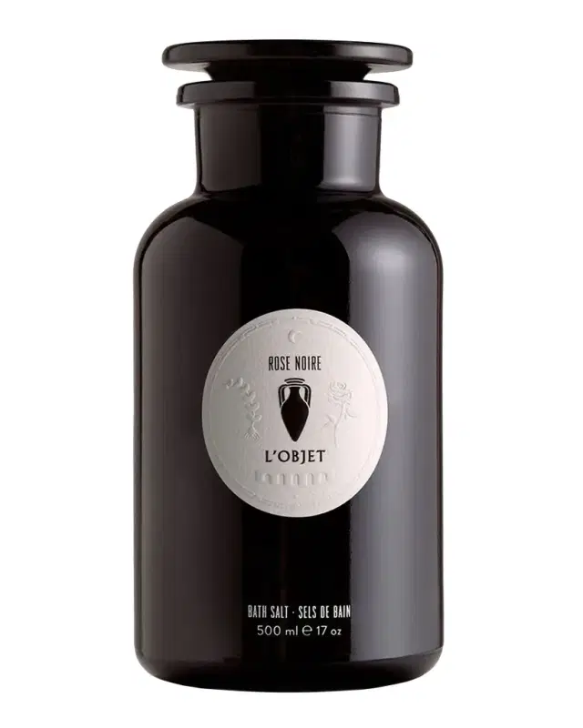 L 'Objet Rose Noir Bath Salt, 17 oz.