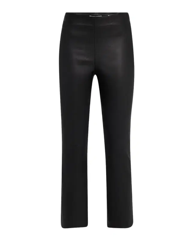Vince Slim Cropped Leather Pants