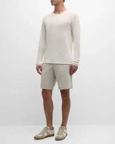 Onia Men 's Kevin Linen Crewneck Sweater | Thumbnail 2