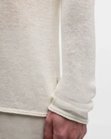 Onia Men 's Kevin Linen Crewneck Sweater | Thumbnail 5