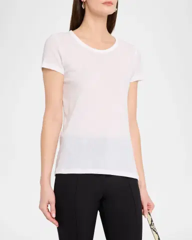 MAJESTIC FILATURES Lyocell Cotton Baby Ribbed Tee | Thumbnail 3 MAJESTIC FILATURES Lyocell Cotton Baby Ribbed Tee | Thumbnail 3