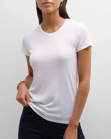 MAJESTIC FILATURES Lyocell Cotton Baby Ribbed Tee | Thumbnail 7 MAJESTIC FILATURES Lyocell Cotton Baby Ribbed Tee | Thumbnail 7