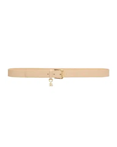 Dolce & Gabbana DG Charm Smooth Leather & Brass Belt | Thumbnail 1
