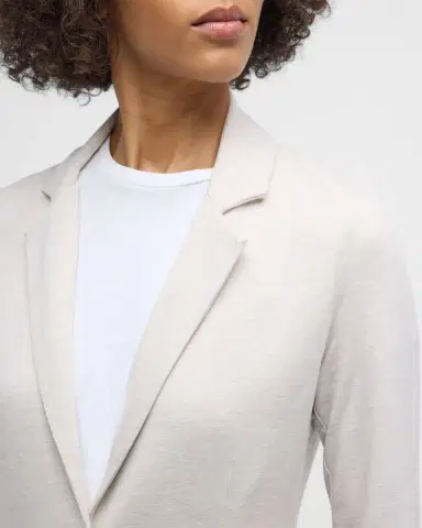 Majestic Filatures French Terry One-Button Blazer | Thumbnail 5