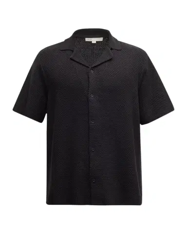 Onia Men's Cotton Textured Camp Shirt | Thumbnail 1 Onia Men's Cotton Textured Camp Shirt | Thumbnail 1