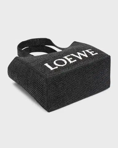 Loewe x Paula's Ibiza Font Logo Medium Tote Bag in Raffia | Thumbnail 7 Loewe x Paula's Ibiza Font Logo Medium Tote Bag in Raffia | Thumbnail 7