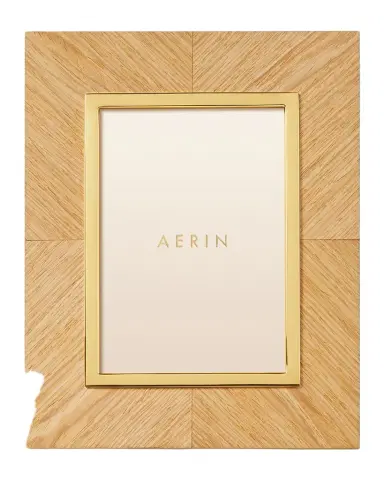AERIN Marcello Oak Wood Picture Frame, 5" x 7" | Thumbnail 1