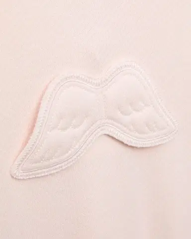 Marie-Chantal Kid's Pointelle Embroidered Angel Wings Footie | Thumbnail 2