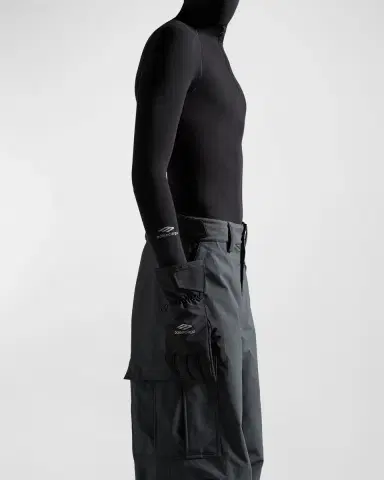 Balenciaga Men's 3B Sports Icon Ski Gloves | Thumbnail 2 Balenciaga Men's 3B Sports Icon Ski Gloves | Thumbnail 2