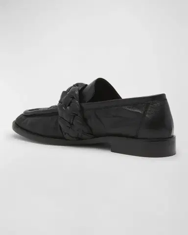 Bottega Veneta Astair Leather Braid Slip-On Loafers | Thumbnail 4