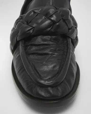 Bottega Veneta Astair Leather Braid Slip-On Loafers | Thumbnail 6