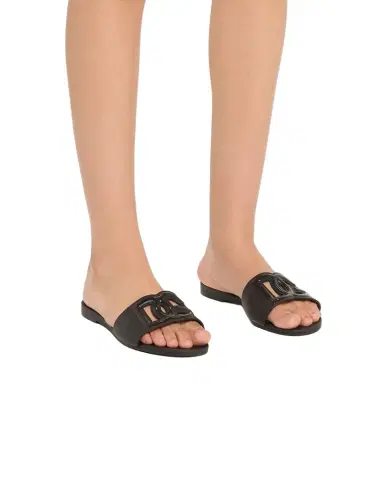 Dolce & Gabbana Cut-Out DG Rubber Sandals | Thumbnail 1 Dolce & Gabbana Cut-Out DG Rubber Sandals | Thumbnail 1