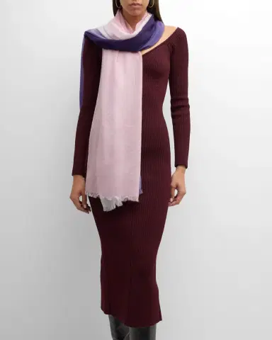 Sofia Cashmere Cashmere Ombre Scarf | Thumbnail 3