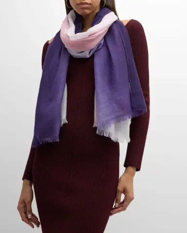 Sofia Cashmere Cashmere Ombre Scarf | Thumbnail 4