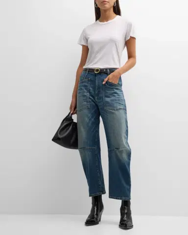 Nili Lotan Mariela Crewneck T-Shirt | Thumbnail 2