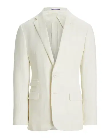 Ralph Lauren Purple Label Men's Kent Hand-Tailored Silk-Linen Jacket | Thumbnail 1