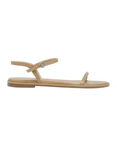 Aeyde Nettie Nude Leather Ankle-Strap Sandals | Thumbnail 1