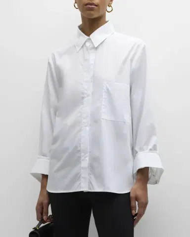TWP New Morning After Shirt in Superfine Cotton | Thumbnail 4