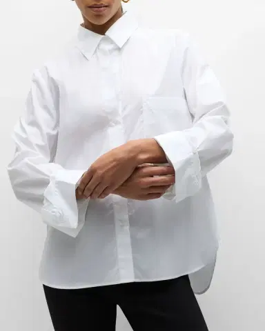 TWP New Morning After Shirt in Superfine Cotton | Thumbnail 7