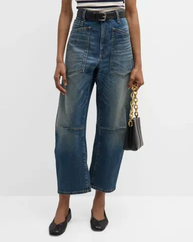 Nili Lotan Shon Cropped Jeans | Thumbnail 2 Nili Lotan Shon Cropped Jeans | Thumbnail 2
