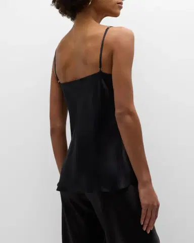 Christine Lingerie V-Neck Silk Cami | Thumbnail 6