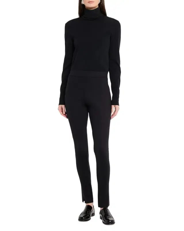 Wolford Midnight Grace Front-Slit Jersey Leggings