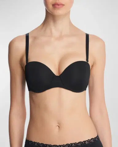 Natori Pure Luxe Strapless Contour Underwire Bra | Thumbnail 3 Natori Pure Luxe Strapless Contour Underwire Bra | Thumbnail 3