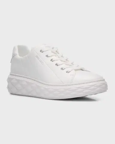 Jimmy Choo Diamond Leather Low-Top Sneakers | Thumbnail 3