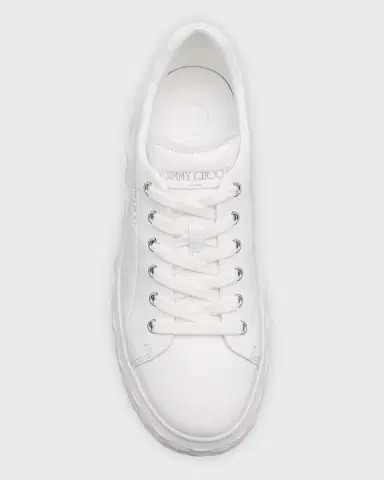 Jimmy Choo Diamond Leather Low-Top Sneakers | Thumbnail 5