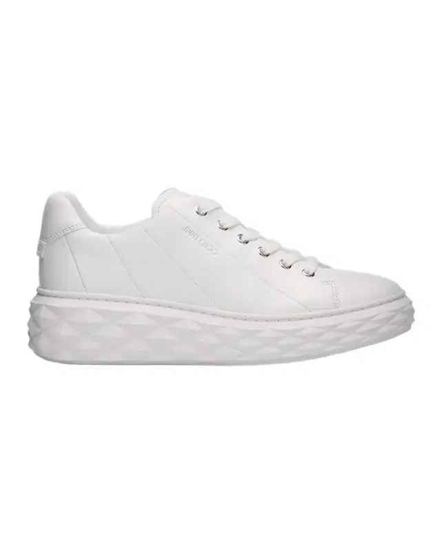 Diamond Leather Low-Top Sneakers
