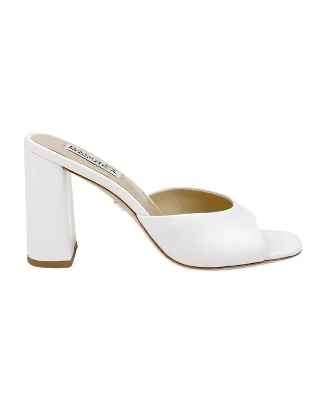 Badgley Mischka Cadence Leather Mule Sandals