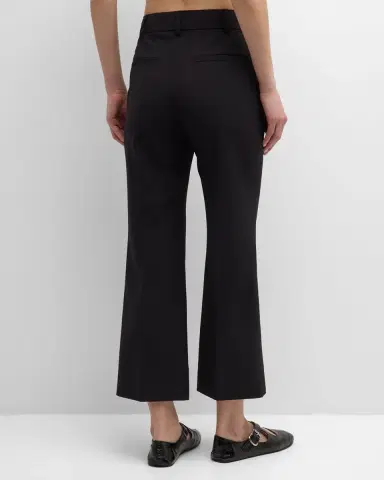 Proenza Schouler Marlene Tropical Wool Kick-Flare Pants | Thumbnail 3