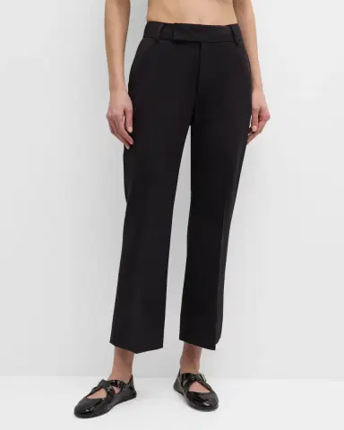 Proenza Schouler Marlene Tropical Wool Kick-Flare Pants | Thumbnail 4