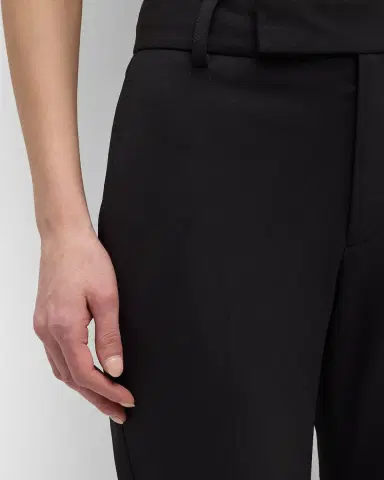 Proenza Schouler Marlene Tropical Wool Kick-Flare Pants | Thumbnail 5