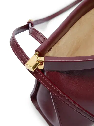 ALAIA Women's Le Click East West Leather Shoulder Bag - Rouge Grenat | Thumbnail 5