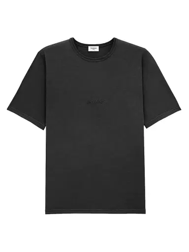Saint Laurent Men's T-Shirt - Noir Blanchi | Thumbnail 1