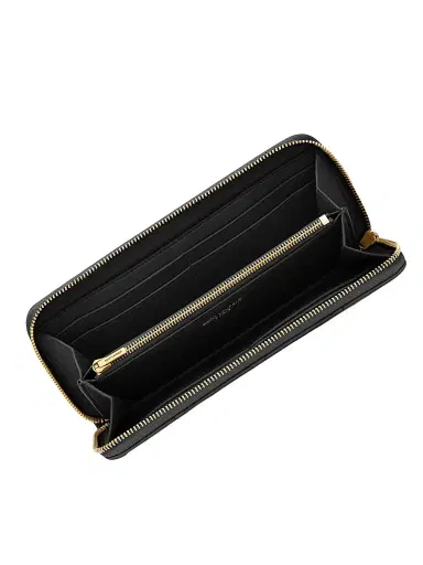 Saint Laurent Women's Cassandre Bijou Zip Wallet in Grain De Poudre Leather | Thumbnail 3
