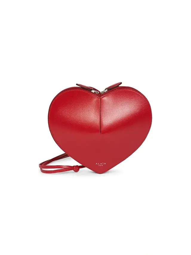 ALAIA Women's Le Coeur Leather Convertible Shoulder Bag - Red