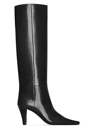 Saint Laurent Women's Jill Boots in Smooth Leather - Black - Size 10.5 | Thumbnail 1 Saint Laurent Women's Jill Boots in Smooth Leather - Black - Size 10.5 | Thumbnail 1