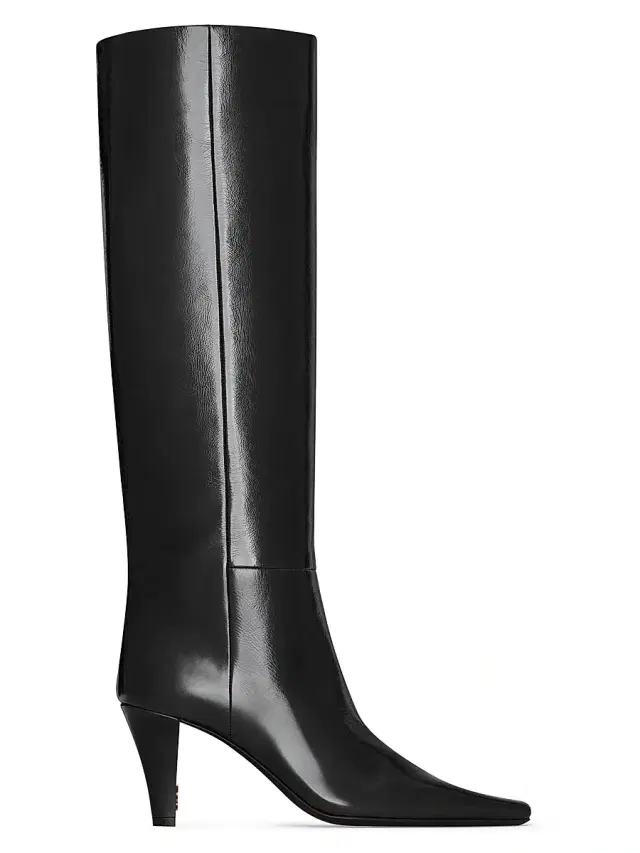 Saint Laurent Women's Jill Boots in Smooth Leather - Black