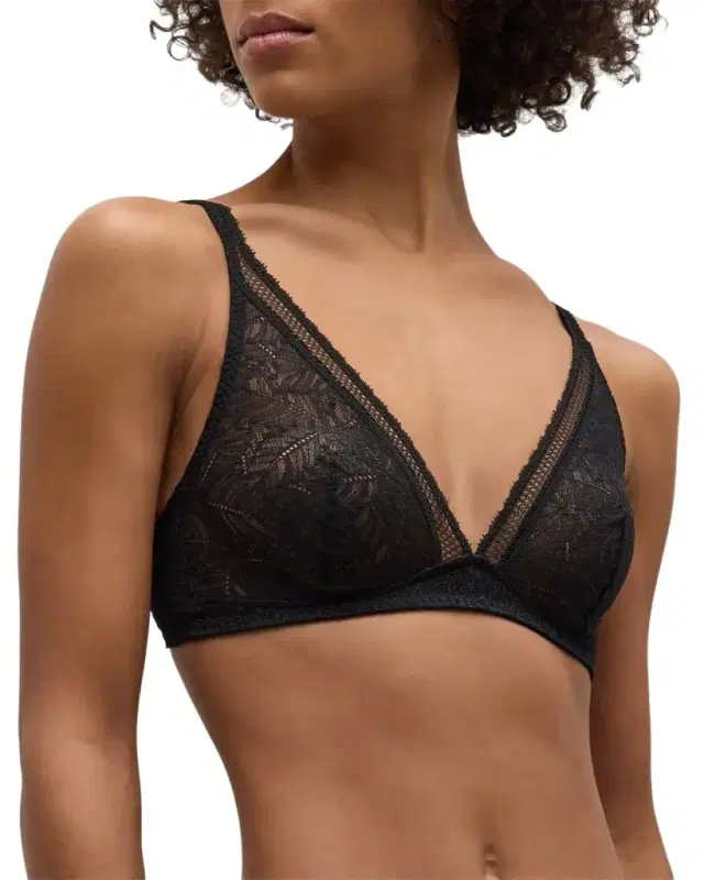 Comete Lace-Trim Tulle Bralette